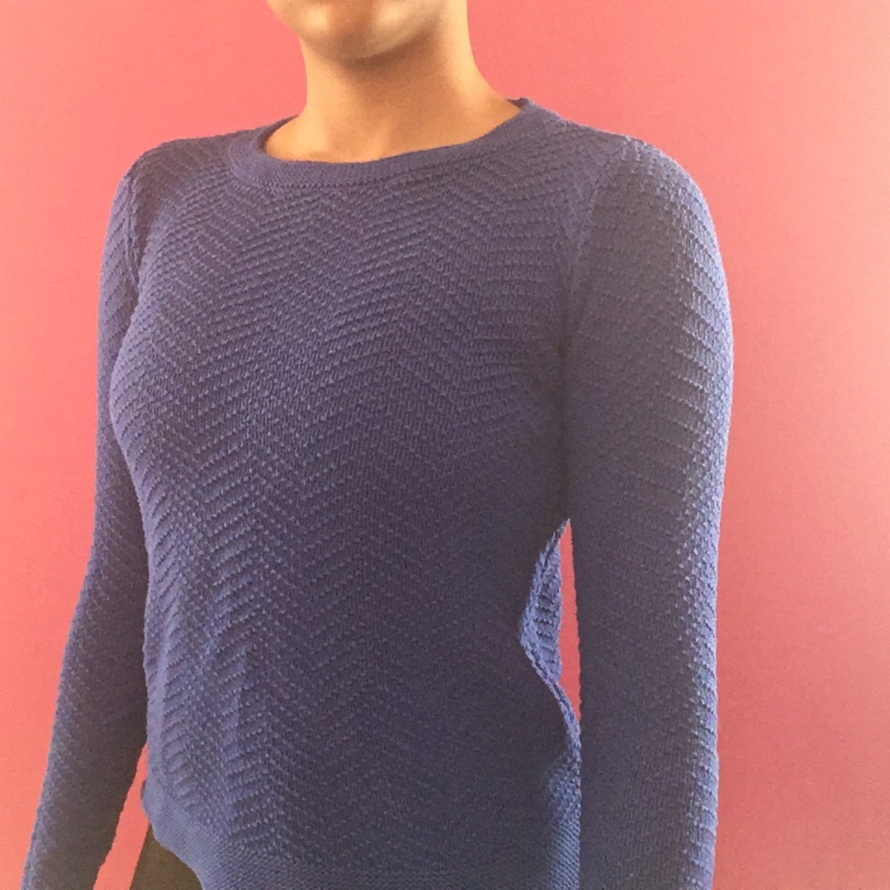 Old Navy Long Sleeve Knit Sweater (Blue)